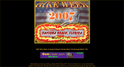 Desktop Screenshot of 2007.bike-weekdaytona.com