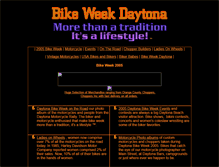 Tablet Screenshot of 2005.bike-weekdaytona.com